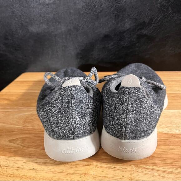 Allbirds Gray The Wool Runner Sneakers‎ Size 8 - Picture 5 of 8